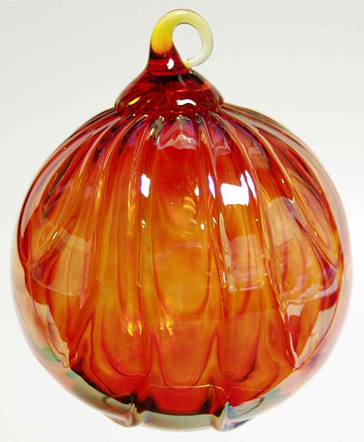 Classic Ball Ornaments Red Drape - No Box by Glass Eye Studio-1