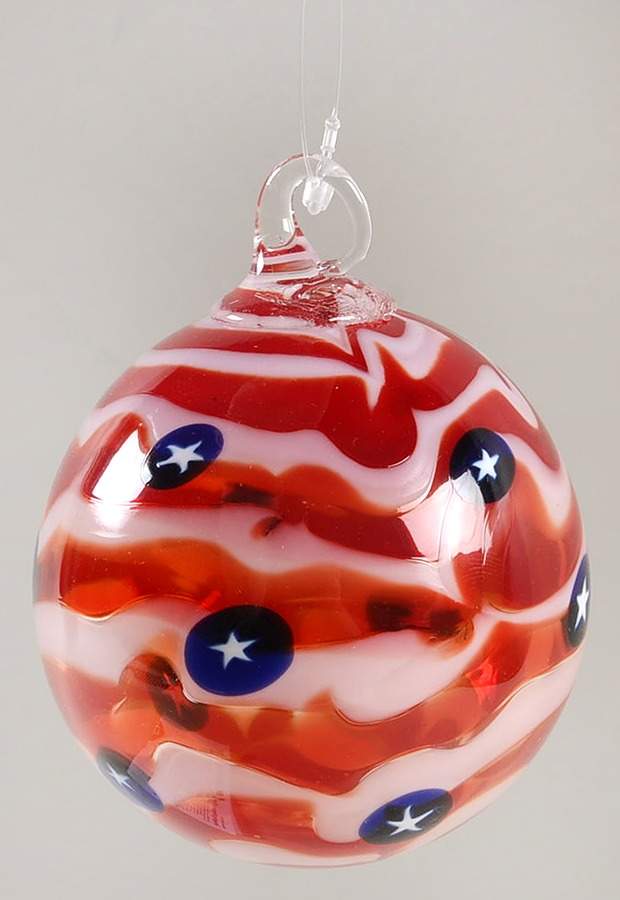 Patriotic Ornaments Americana - No Box by Glass Eye Studio-1