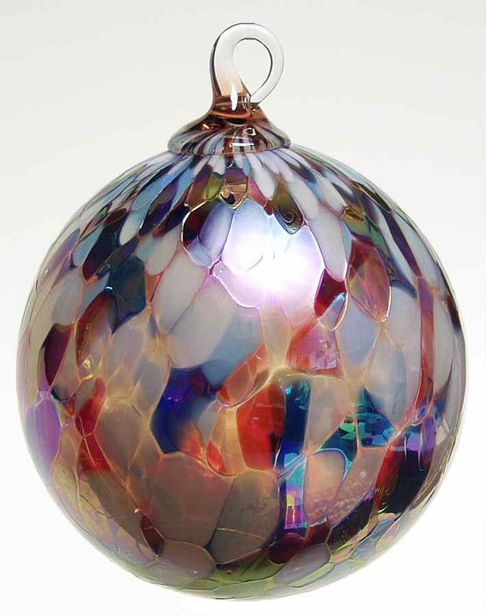 Classic Ball Ornaments Mosaic Agate Chip - No Box by Glass Eye Studio-1