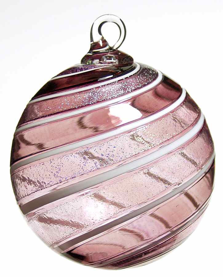 Classic Ball Ornaments Dichroic Grape-Round - No Box by Glass Eye Studio-1