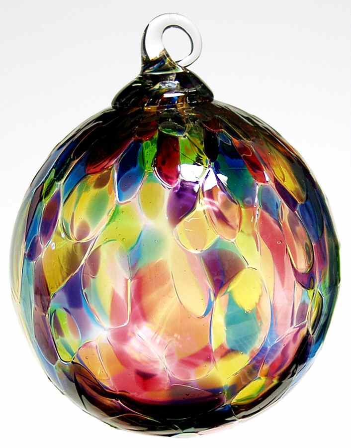 Classic Ball Ornaments Rainbow Chip - No Box by Glass Eye Studio-1