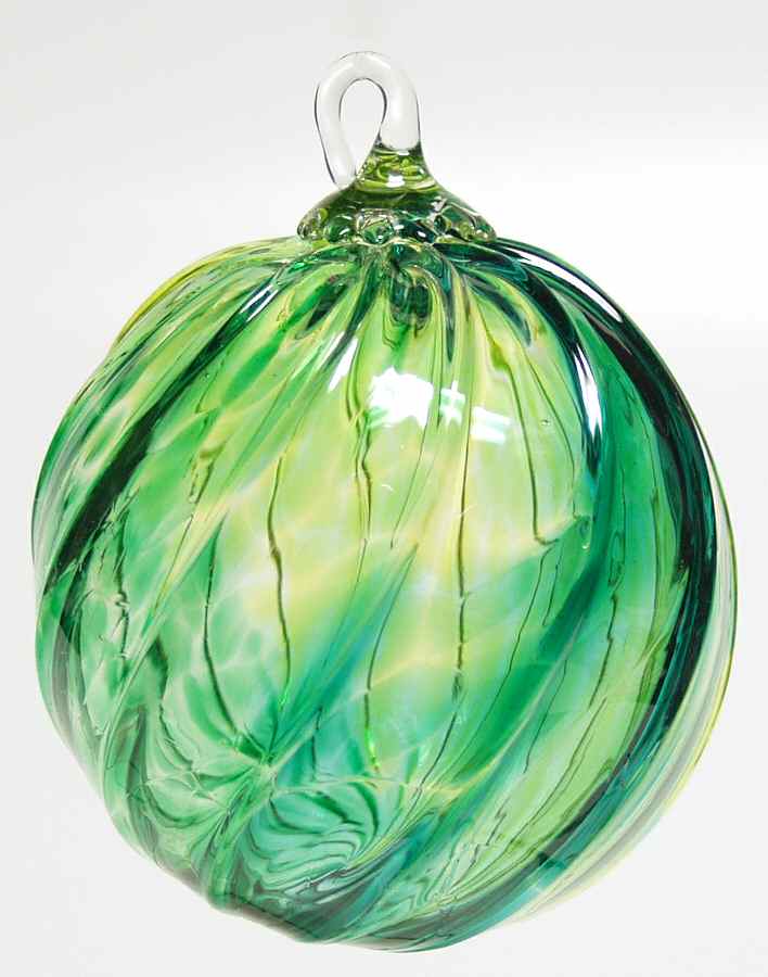 Classic Ball Ornaments Multi Spring Green - No Box by Glass Eye Studio-1