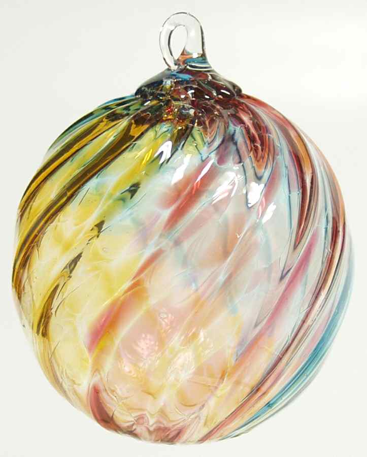 Classic Ball Ornaments Multi Sunrise - No Box by Glass Eye Studio-1