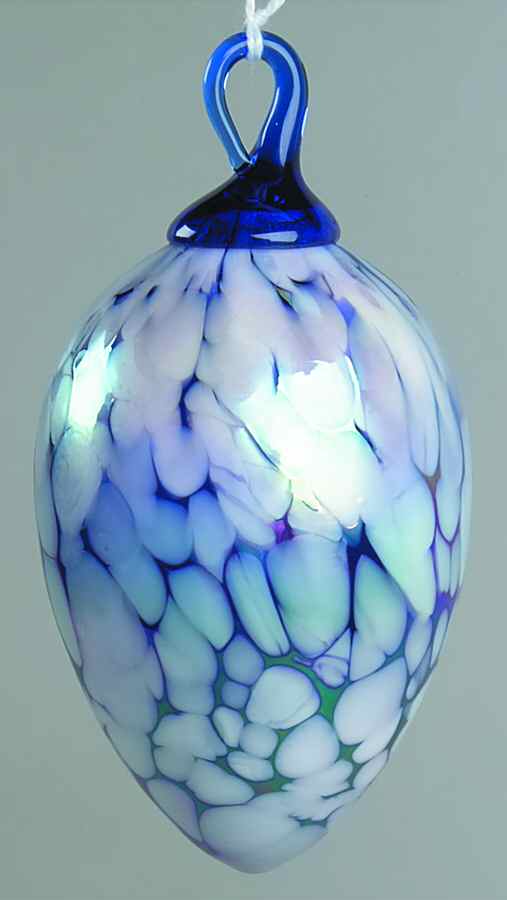 Classic Ball Ornaments Mosaic Egg - No Box by Glass Eye Studio-1