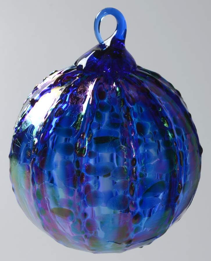 Classic Ball Ornaments Cobalt Luster - No Box by Glass Eye Studio-1