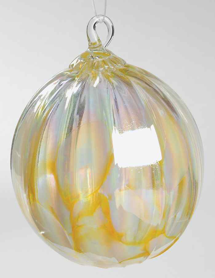 Classic Ball Ornaments Lemon Drop - No Box by Glass Eye Studio-1