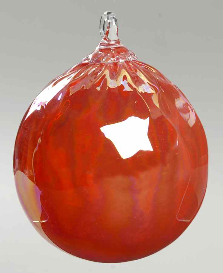 Classic Ball Ornaments Strawberry Pearl - No Box by Glass Eye Studio-1