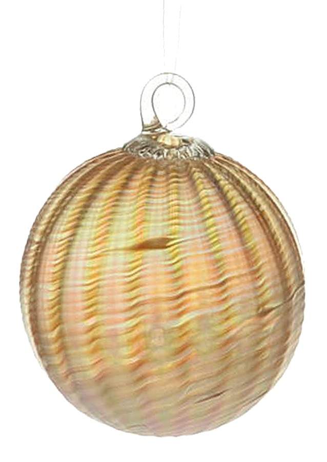 Classic Ball Ornaments Peach Sorbet - No Box by Glass Eye Studio-1