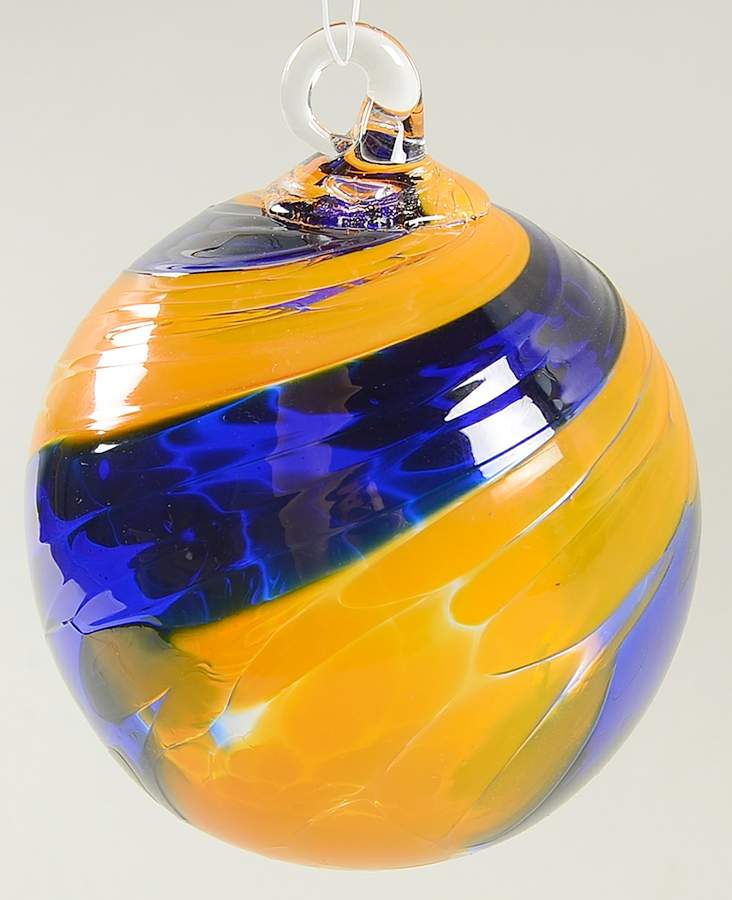 Classic Ball Ornaments Sunday Orange - No Box by Glass Eye Studio-1