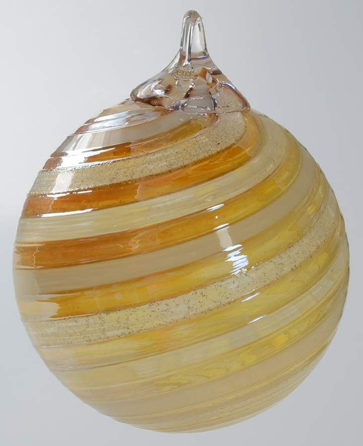 Classic Ball Ornaments Toasted Marshmallow - No Box 159 by Glass Eye Studio-1