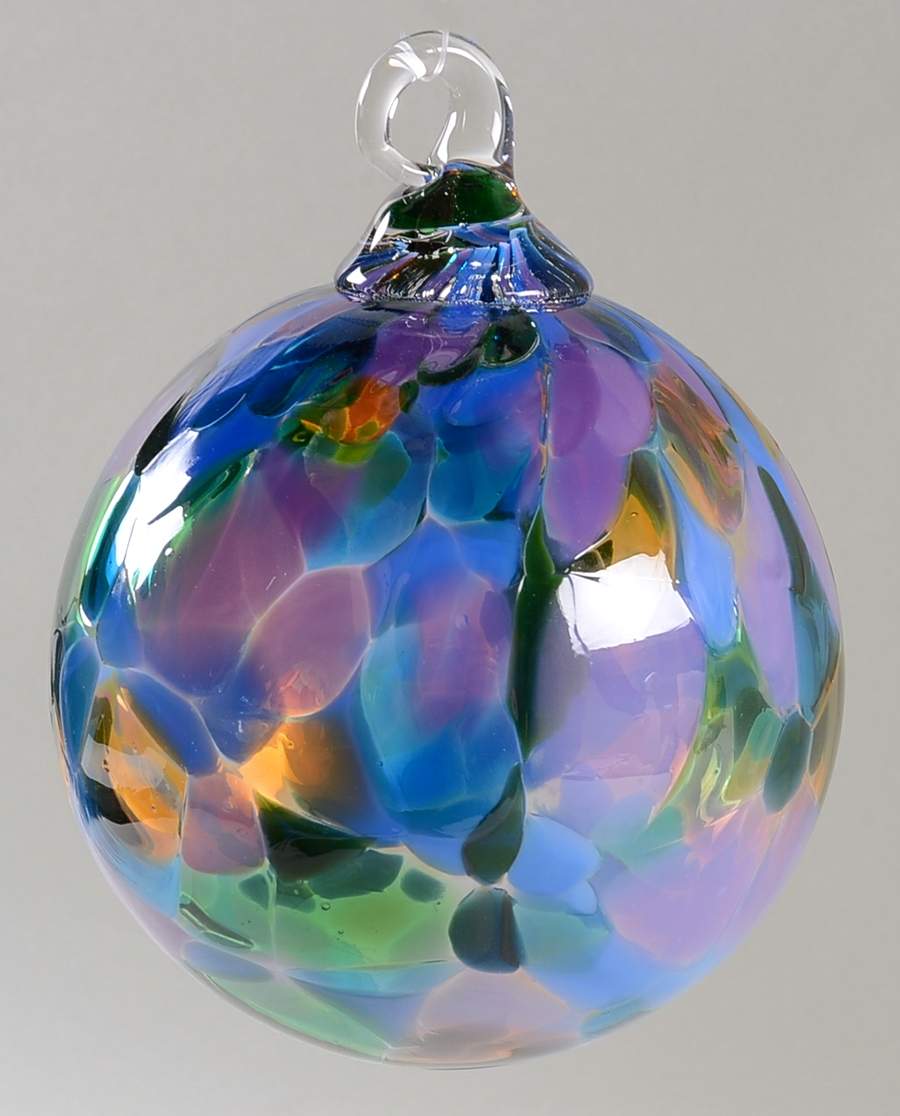 Classic Ball Ornaments Purple Mystique Orchid - No Box by Glass Eye Studio-1