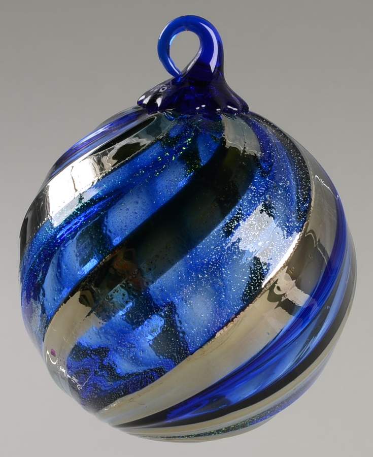 Annual Limited Edition Ornament Midnight Blue - Boxed by Glass Eye Studio-1