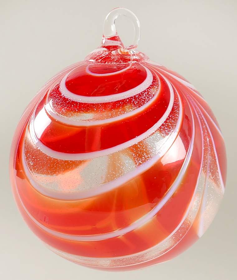 Annual Limited Edition Ornament Red Ribbon - Boxed by Glass Eye Studio-1