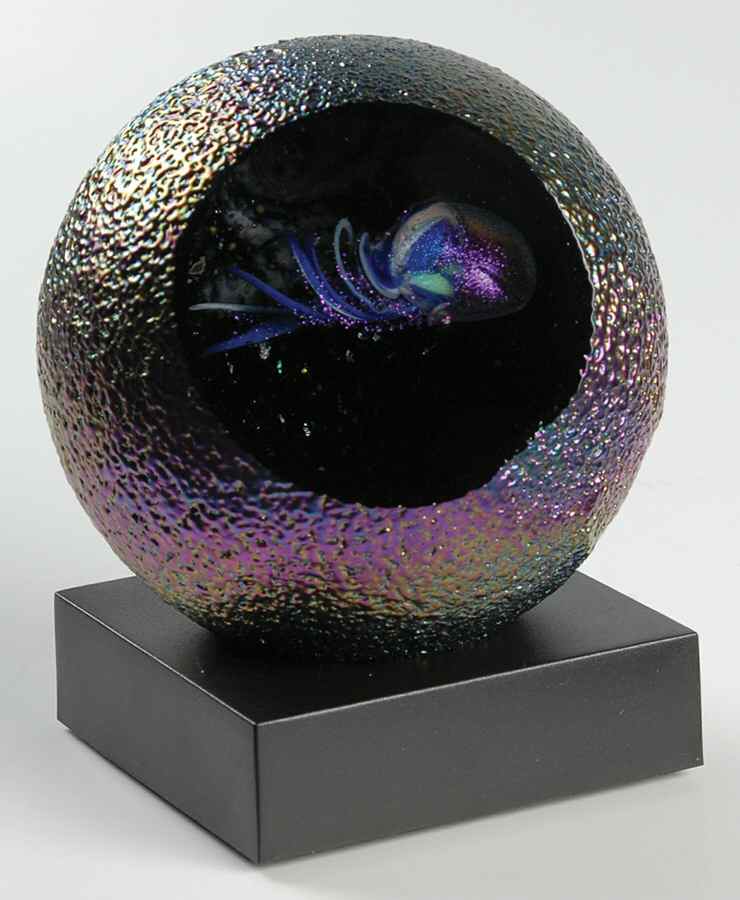 Celestial Series Hale-Bopp Comet W/ Lighted Base - Boxed by Glass Eye Studio-1