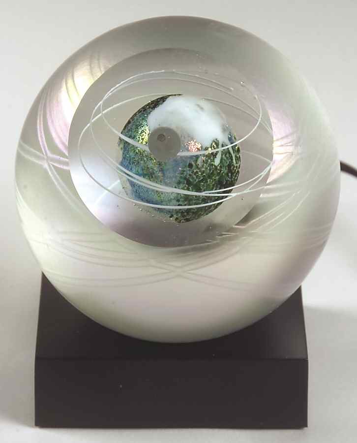 Celestial Series Lunar Orbit W/ Lighted Base - Boxed by Glass Eye Studio-1