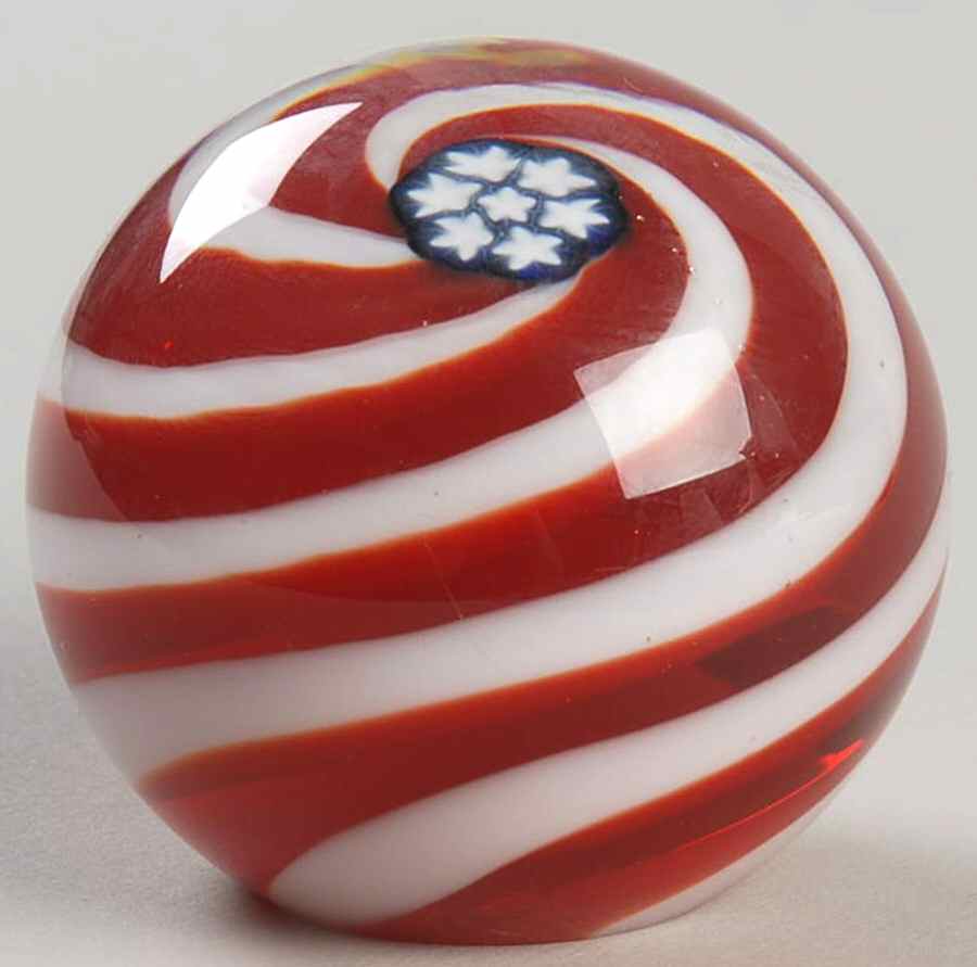 Glass Eye Studio Paperweights Old Glory - Small - Boxed by Glass Eye Studio-1