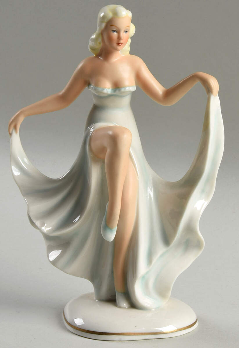 Schaubach Figurines Woman Dancing - Boxed by Goebel-1
