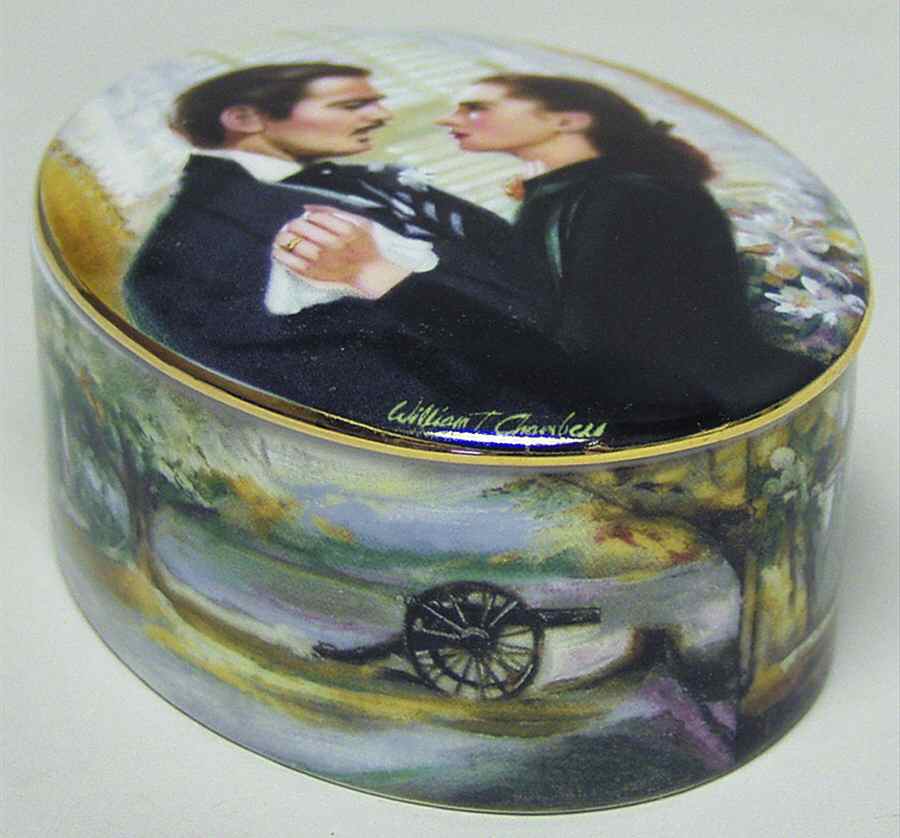 Gone with the Wind Music Box The Proposal - Boxed by WS George-1