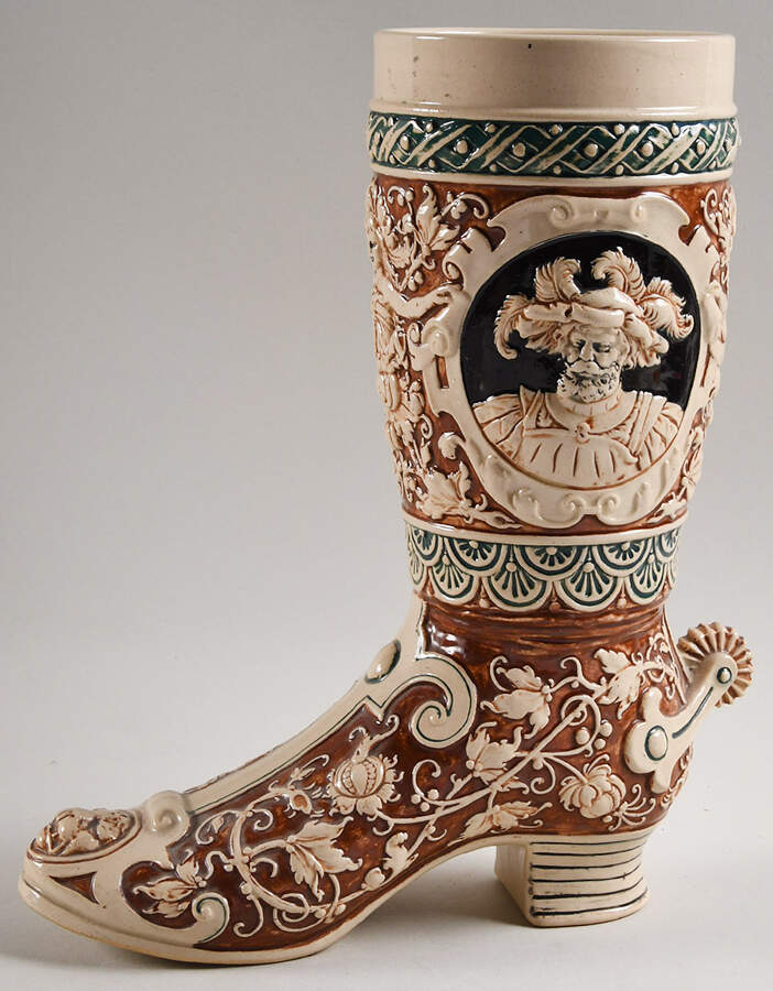 Gerz Steins Boot-Man In Hat With Feathers - No Box by Gerz-1
