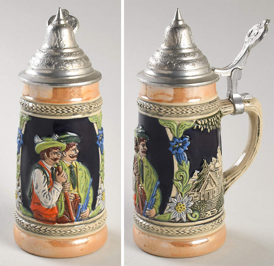 Gerz Steins Men With Guns,House,Church - No Box by Gerz-1