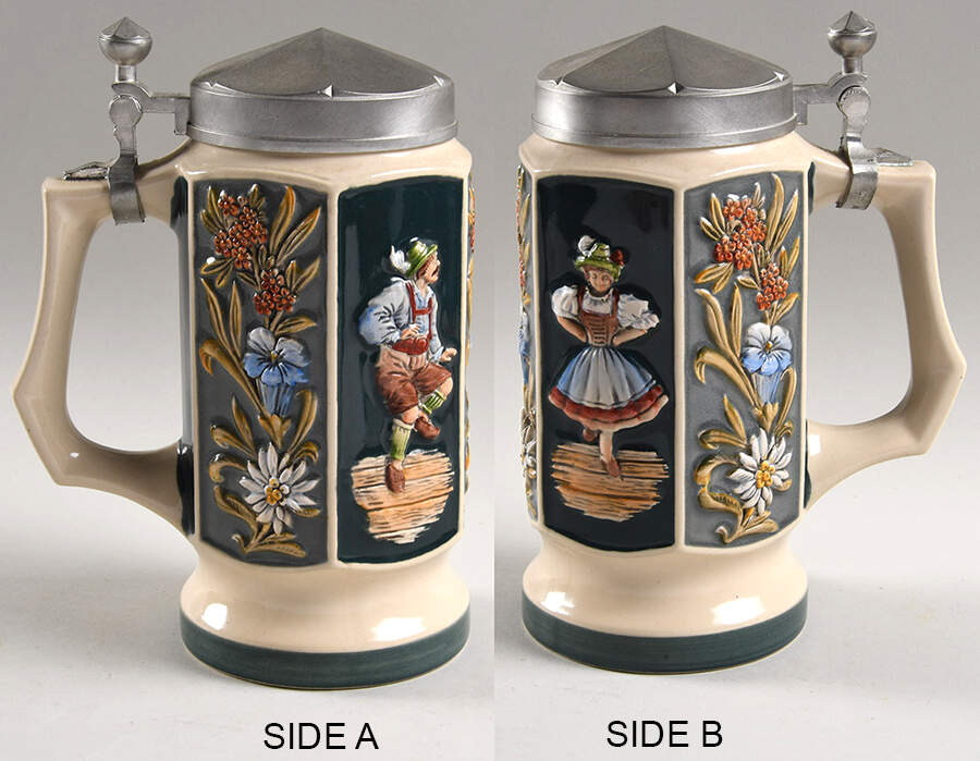 Gerz Steins Man And Woman Dancing Floral - No Box by Gerz-1