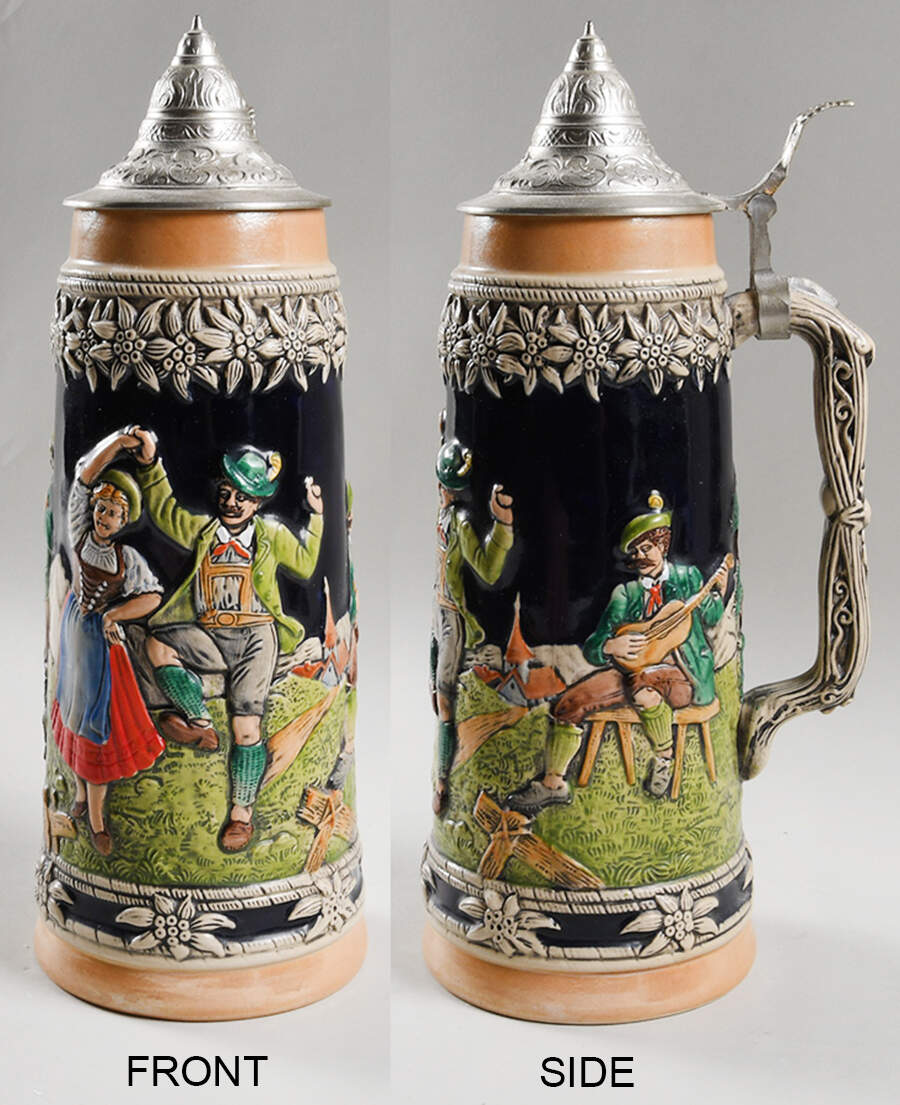 Gerz Steins Guitar Player & Dancing Couples - No Box by Gerz-1