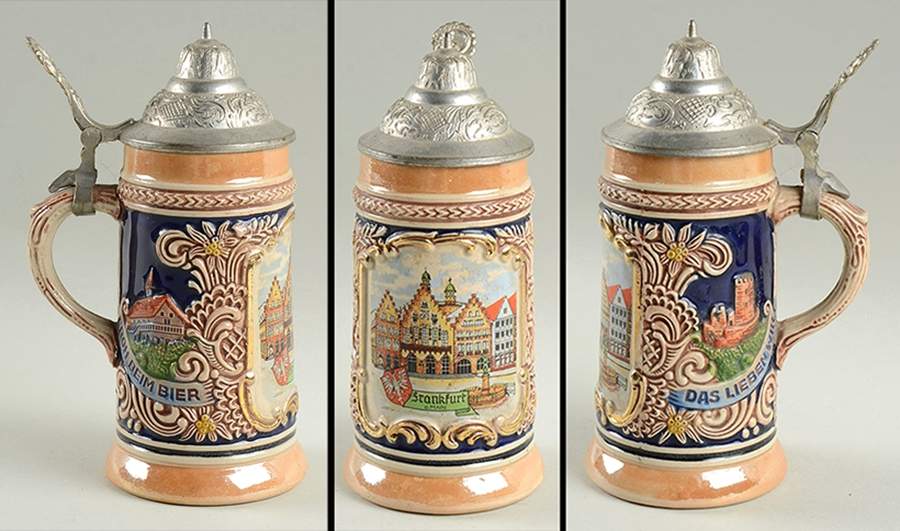 Gerz Steins Frankfurt-Happy With A Beer - No Box by Gerz-1