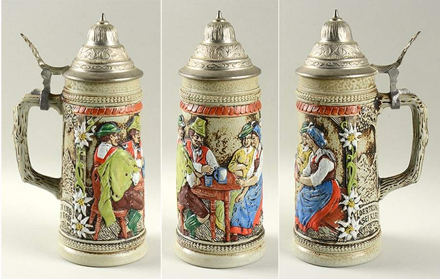 Gerz Steins Couples Sitting At Table - No Box by Gerz-1