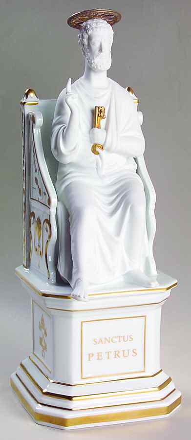 Richard Ginori Figurines St. Peter - No Box by Ginori 1735-1