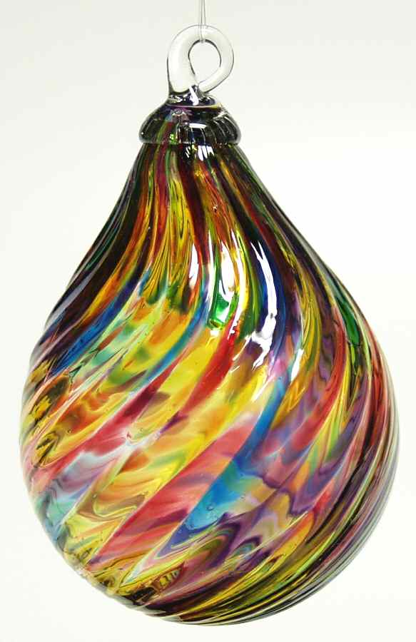 Raindrop Ornaments Rainbow - No Box by Glass Eye Studio-1