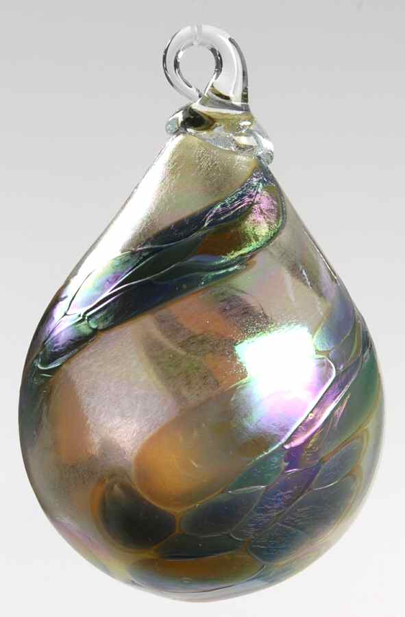 Raindrop Ornaments Antique Gold - No Box by Glass Eye Studio-1