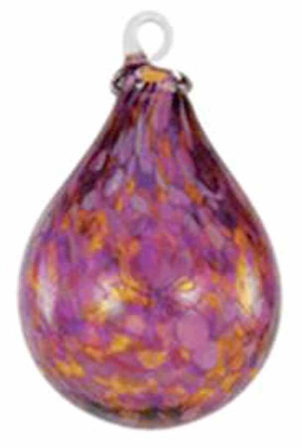 Raindrop Ornaments Purple Rain - No Box by Glass Eye Studio-1