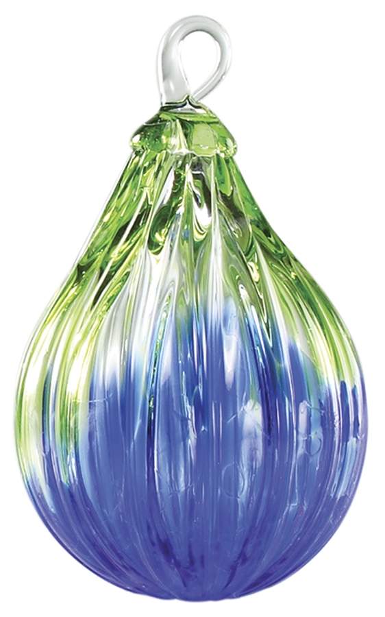 Raindrop Ornaments Lilypad - No Box by Glass Eye Studio-1