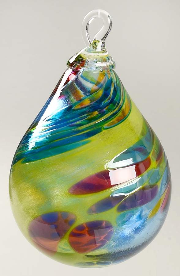 Raindrop Ornaments Chameleon - No Box by Glass Eye Studio-1
