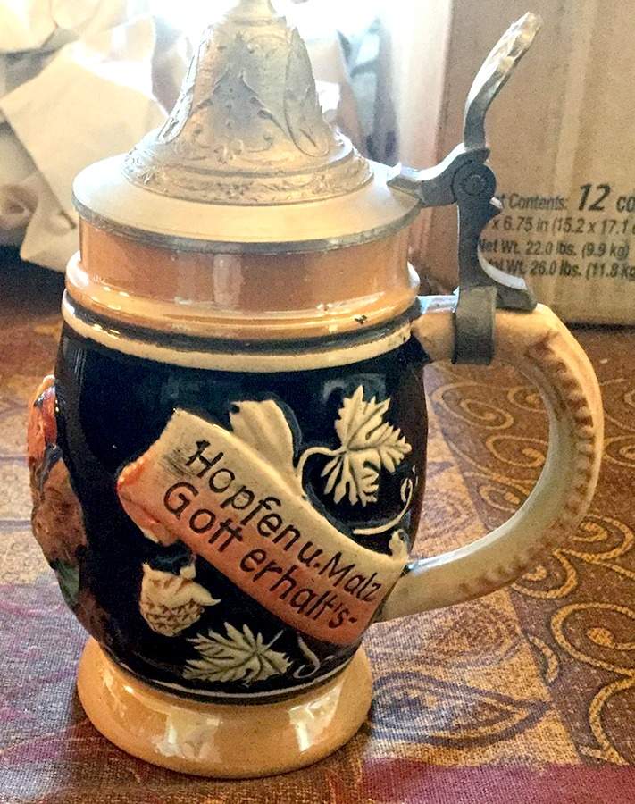 German Beer Steins Hopfenu.Malz Gott Erhalt's - No Box by Germany-1