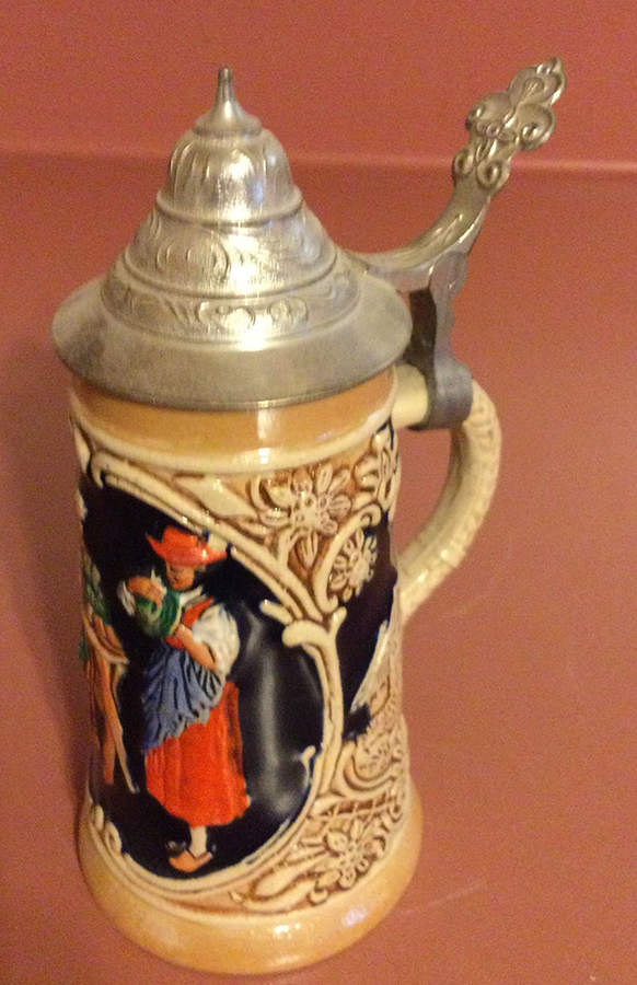 German Beer Steins Tavern Scene - No Box by Germany-1