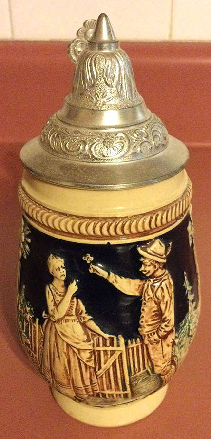 German Beer Steins Village Courtship   - No Box by Germany-1