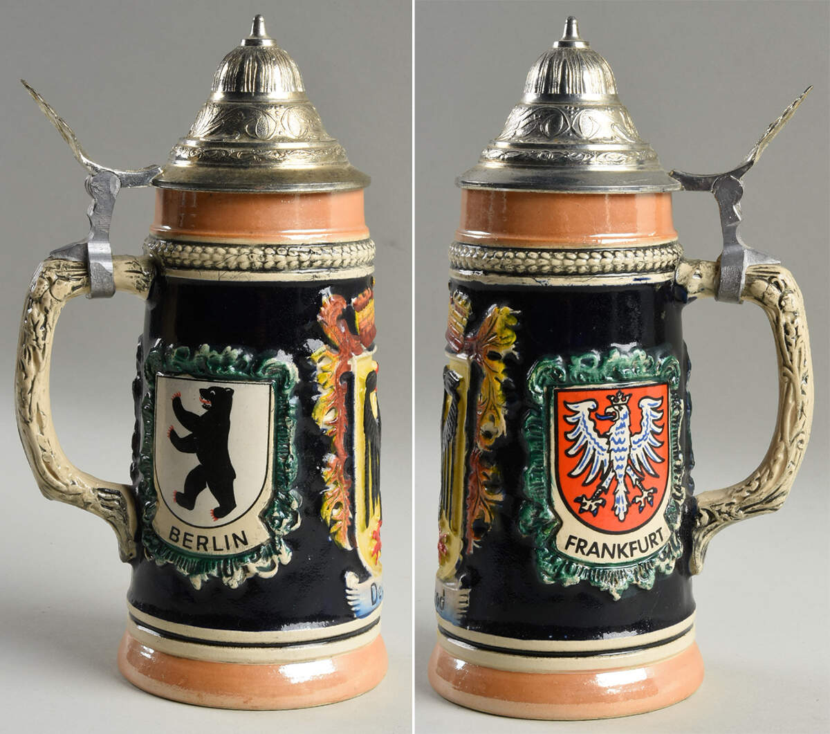 German Beer Steins Berlin/Frankfurt - No Box by Germany-1