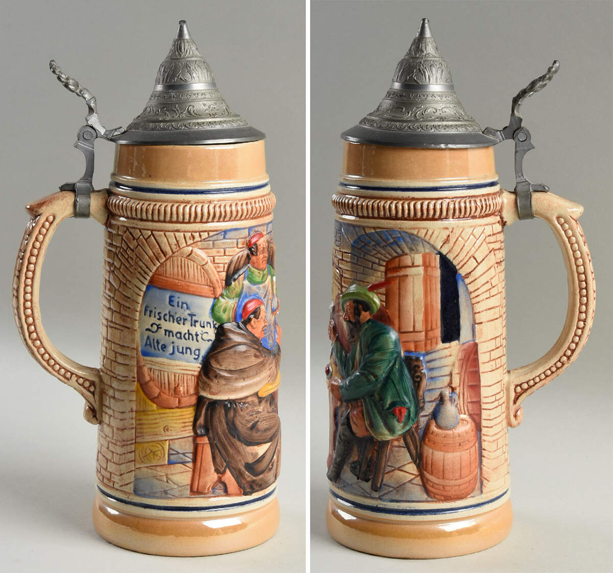 German Beer Steins Ein Frischer Trunk Macht Alte Jung - No Box by Germany-1