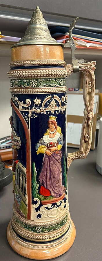 German Beer Steins Knights And Ladies - No Box by Germany-1