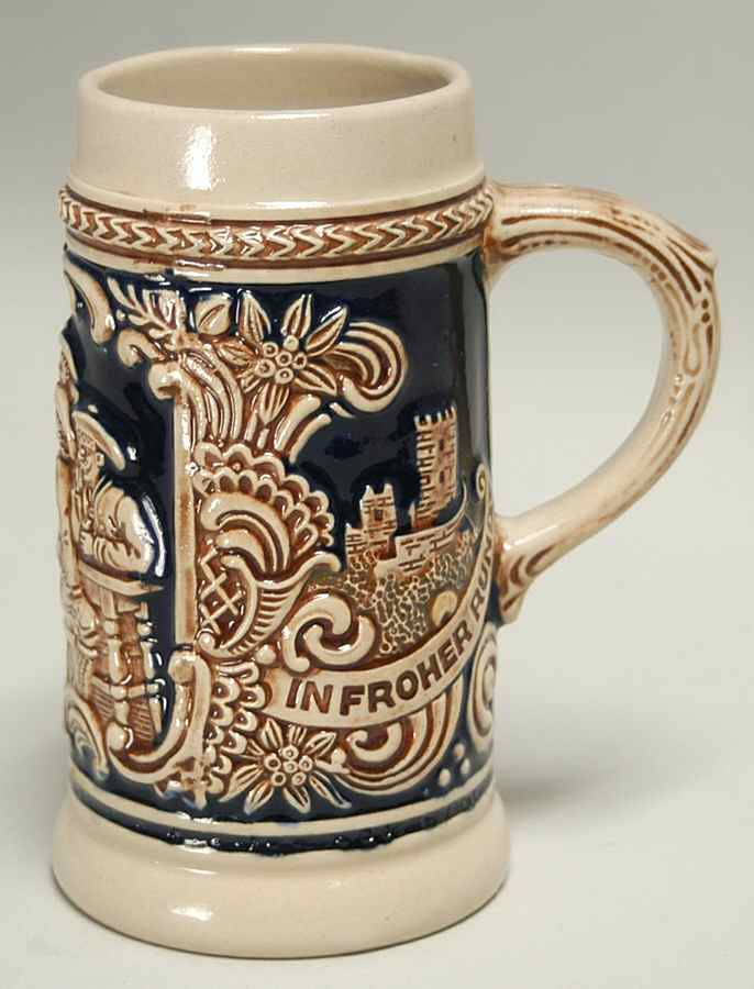 German Beer Steins In Froher Rund Stein - No Box by Germany-1