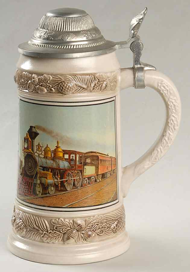 German Beer Steins Steam Locomotive - No Box by Germany-1