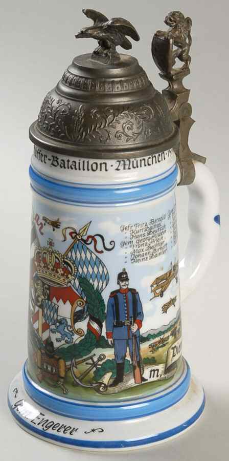 German Beer Steins Flying Machines - No Box 42 by Germany-1