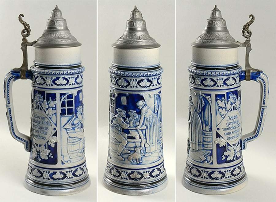 German Beer Steins Ich Bin Gereist So Manches Jahr - No Box by Germany-1
