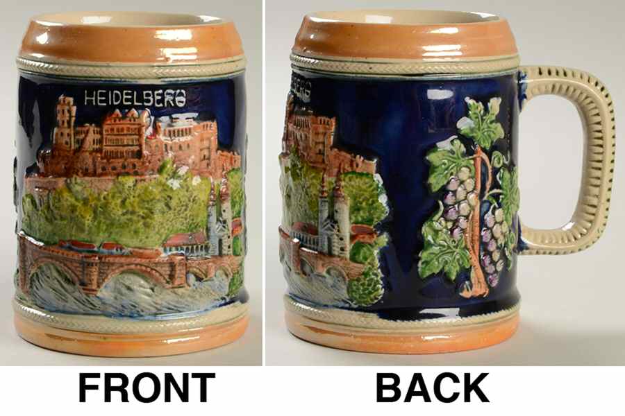 German Beer Steins Heidelberg (View Of Castle) - No Box by Germany-1