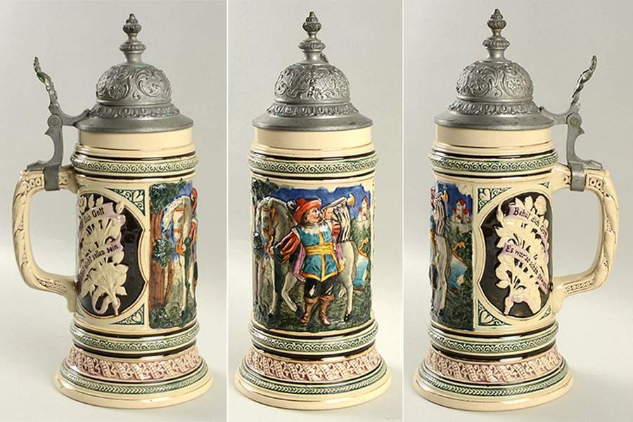 German Beer Steins Behut Dich Gott - No Box by Germany-1