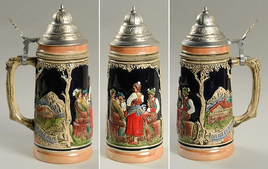 German Beer Steins In The Pasture - No Box by Germany-1