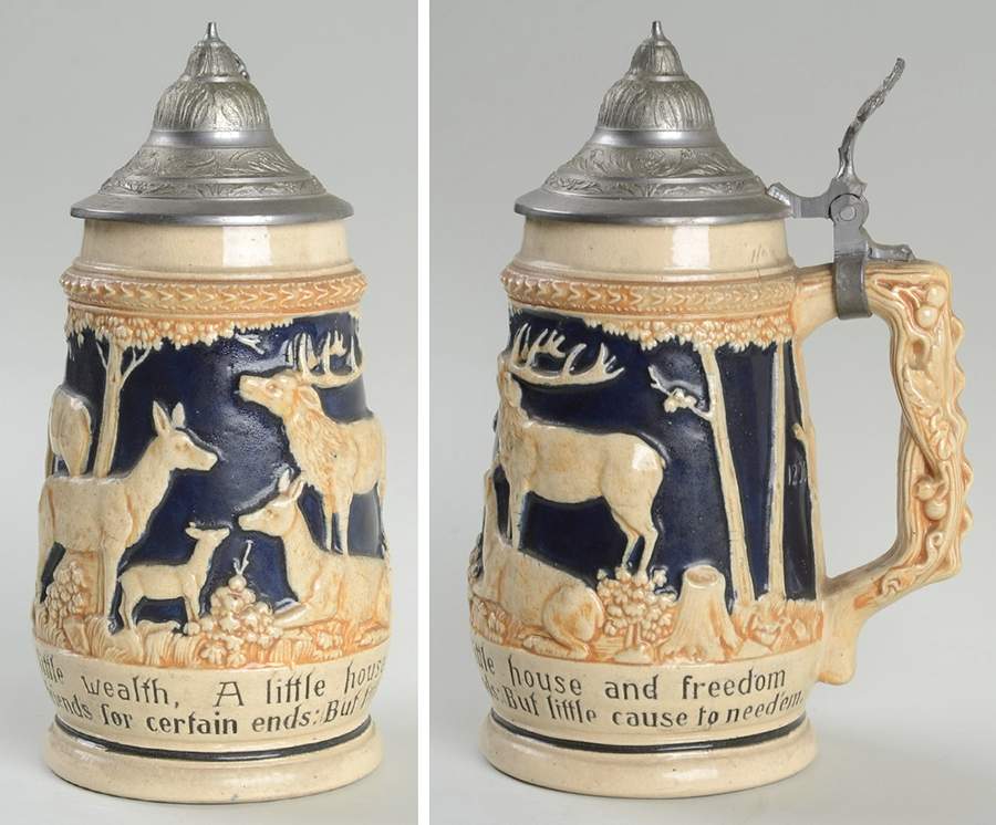 German Beer Steins A Little Health A Little Wealth - No Box by Germany-1