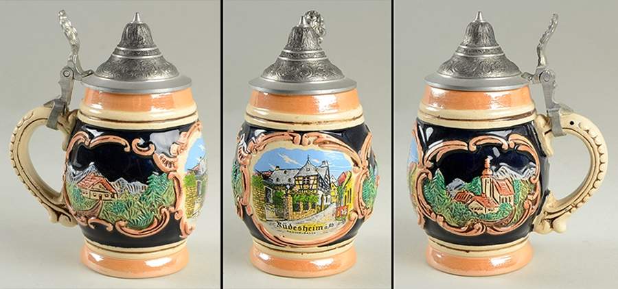 German Beer Steins Rudesheim - No Box by Germany-1