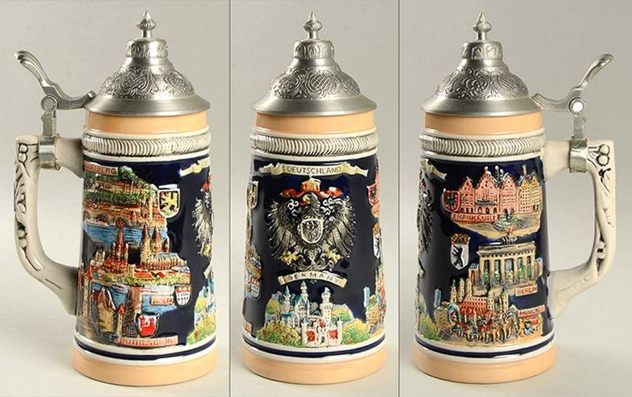 German Beer Steins Deutschland - No Box by Germany-1